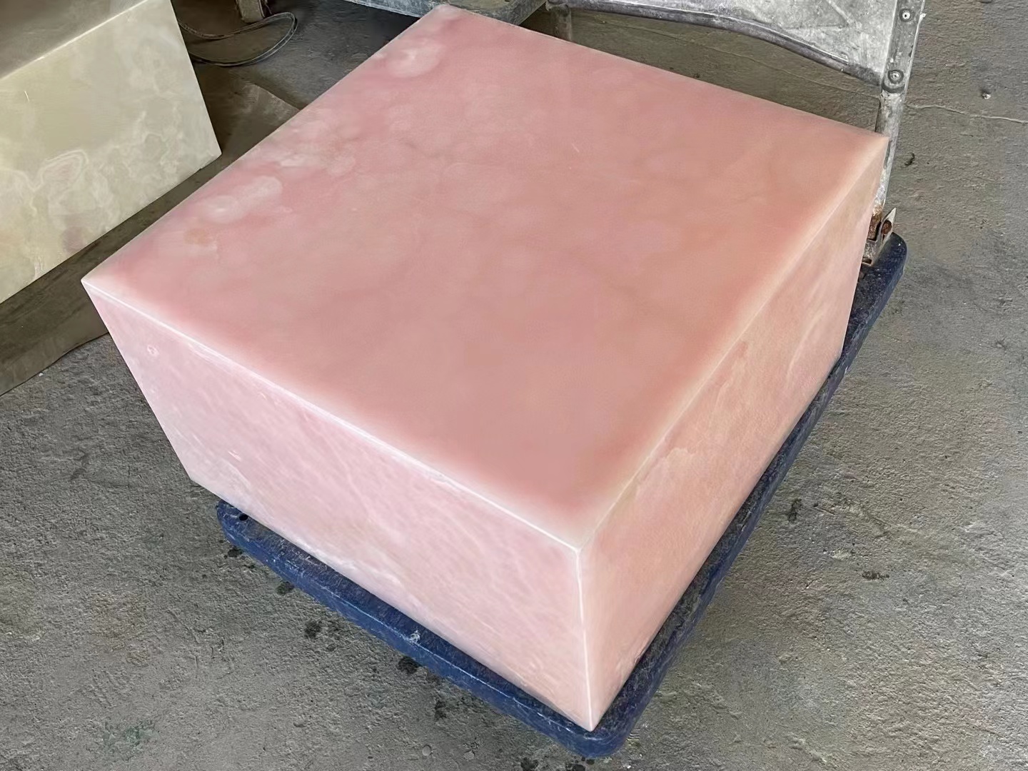 Pink onyx Side Table