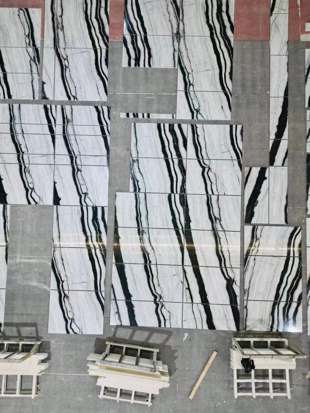 New Panda White Marble Tiles Project Show