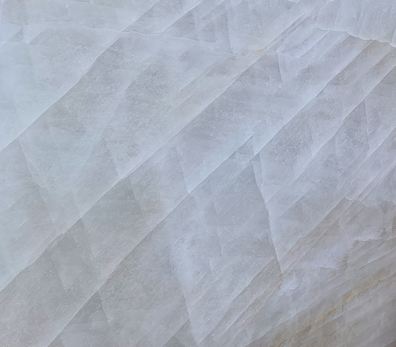 Ice Age Crystalline White Onyx Marble